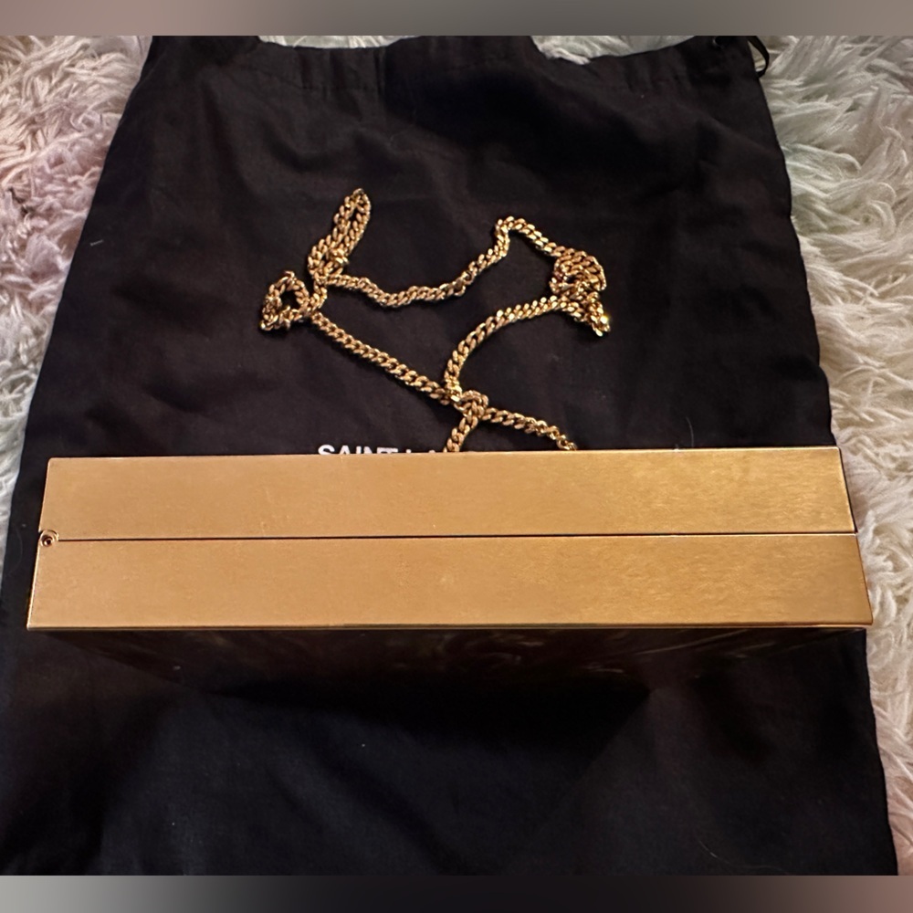 Saint Laurent Marble Pattern Tuxedo Box Bag - Picture 14 of 16
